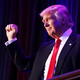 Republican President-elect Donald Trump acknowledges the crowd during his election-night event at the New York Hilton Midtown in the early-morning hours of Nov. 9, 2016, in New York City.
Joe Raedle/Getty Images